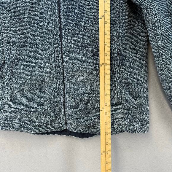 The North Face Osito Full Zip Fleece Women's M Light Blue Dark Blue Heather - Picture 14 of 15